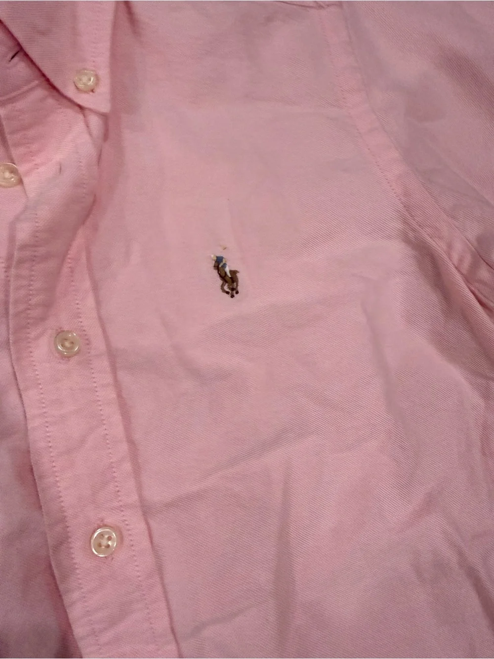 Ralph Lauren Pink Short-Sleeve Button Down